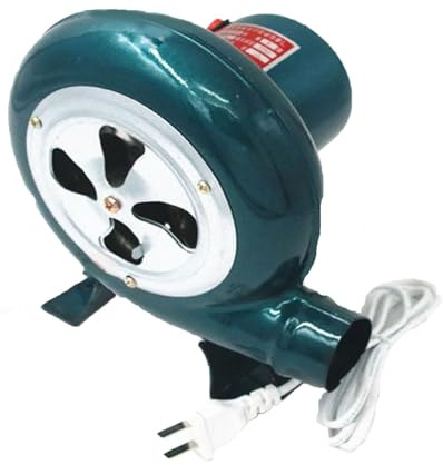 Soplador De Aire Eléctrico Centrífugo - Turbina Soplador De Castillos Hinchables, Parrilla del Encendedor del Carbón De La Fan, Excitador De Llama De Arranque De Fuego De Parrilla(30W)
