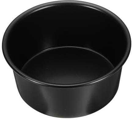 QUARKZMAN Stampo Rotondo per Dolci 8 Antiaderente Stampo per Dolci Cheesecake in Alluminio per Matrimoni Compleanni Feste Eventi, Nero