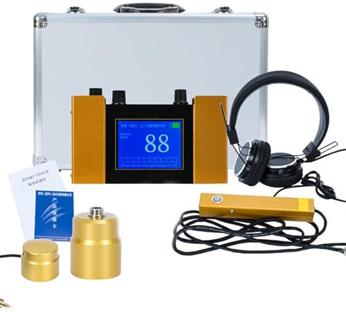 Detector de fugas de agua Monitor de fugas de tuberías de agua subterráneas Detector de sonido de fugas de agua con auriculares para tuberías de construcción