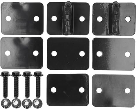 Segrehy Compatible avec des Courroies de treuil de chaînes pour des seaux de Tracteur RVs UTVs troque la capacité 15000LBS 2 Paquets Crochet résistant réglé de grippage de Seau de (Noir)