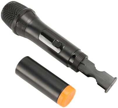 Keenso 2 PC Micrófono Inalámbrico USB -Servidor de Micrófono Inalámbrico Dinámico para Presentación de Canciones de Karaoke, Plug & Play, Ideal para Cantantes y Oradores Públicos