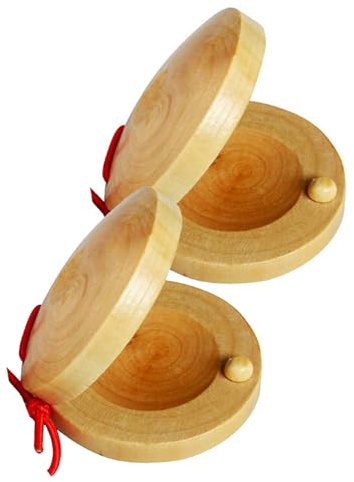 Holz Eier Shaker Kids Percussion Instrument Musical Eggs Frühes Musical Toy Music Instrument Castanets