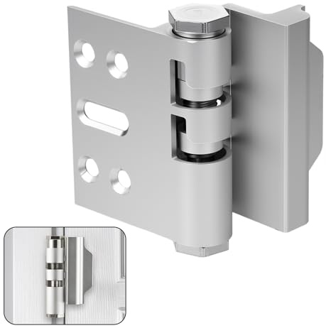 MaxxGeek Home Door Reinforcement Lock - High Security Anti-Burglary Lock, Aluminum Guard for Home Security (Silver Oxide)