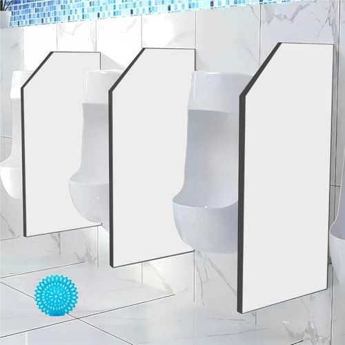 Urinal Sichtschutz für Männer, Edelstahl Montage WC Trennwand, langlebige Trennwand für Hotels, Bahnhöfe, Einkaufszentren