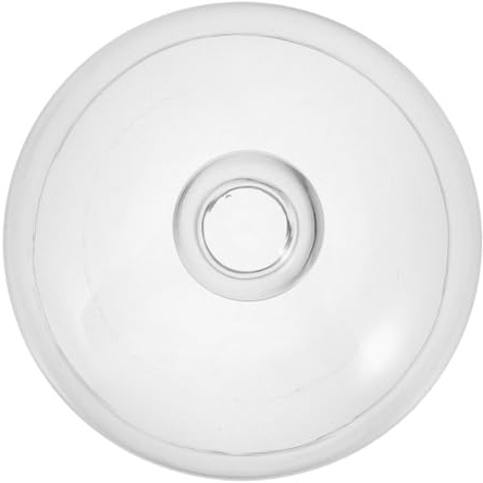 SOLUSTRE Coperchio in Vetro per Torta, Cupola Rotonda per Alimenti | 1 Pezzo, Trasparente e Portatile, per Baking e Servizio Tavola, Copertura Antipolvere per Dolci e Insalate