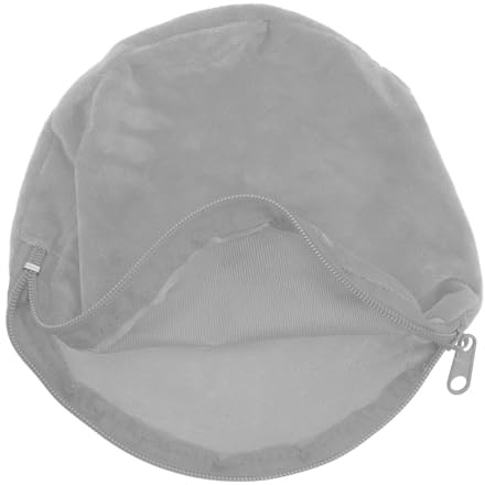 HAPINARY Funda para Botella de Agua Caliente de Lint Gris Redonda Manguito Aislante Antiescaldaduras con Cremallera Cubierta y Segura para Calentador de Manos Invierno