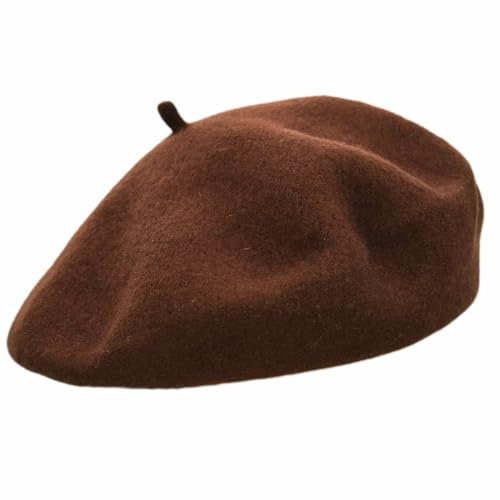 MELEGARI Baskenmütze für Damen | 100% Wolle | Margie Beret | Made in EU
