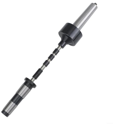 Zoegneer MT2 Herramientas de torneado para carpintería, paquete de mandril con eje de acero inoxidable endurecido para giro de bolígrafo, incluye bujes de 7 mm, centro de contrapunto