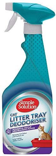 Simple Solution Eliminatore di odori per lettiere per Gatti con Pulizia enzimatica, 500 ml