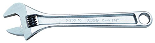 Llave ajustable de moleta central 10 cromada