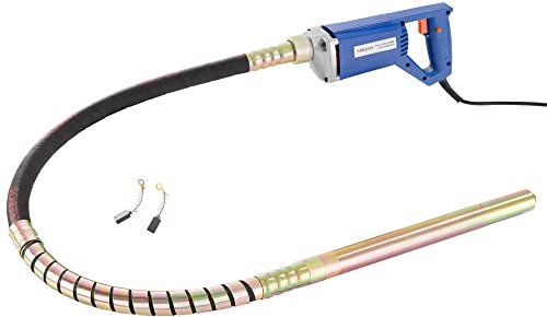 Arebos Vibrateur pour béton | 800W | Vibrateur intérieur | Vibrateur manuel | Bouteille vibrante | Vibrateur pour bouteille | Câble de 1,5 m | Électrique | Arbre flexible | Fonctionnement continu