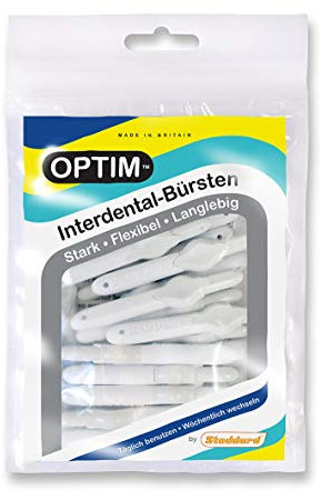 OPTIM Interdentalbürsten 25er Packung, weiß 0,35mm Größe 00