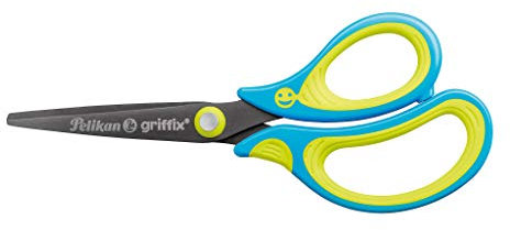 Schulschere griffix SC1BRS, Blue rechts, spitz,