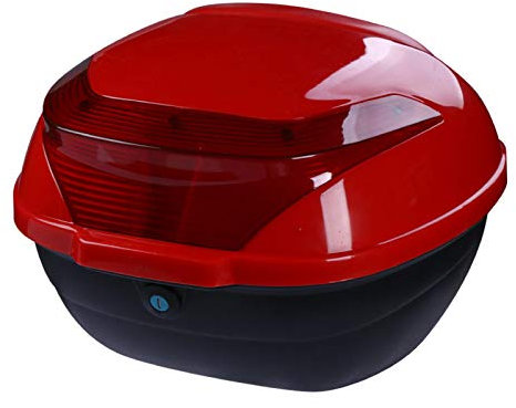 ZXCASDF Topcase Motorradkoffer Motorradkoffer-Innentaschen Set Passend Zu Gepäck, Top Case Box Top Case Für Roller, Motorrad, Mofa & Quad,Rot