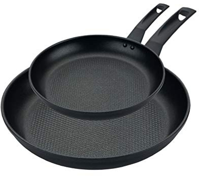 Prestige 9 x Tougher Frying Pan Set Non Stick - Induction Frying Pan Set of 2, 21/29cm with Scratch Resistant Non Stick, Stay Cool Easy Grip Handles, Oven & Dishwasher Safe Cookware