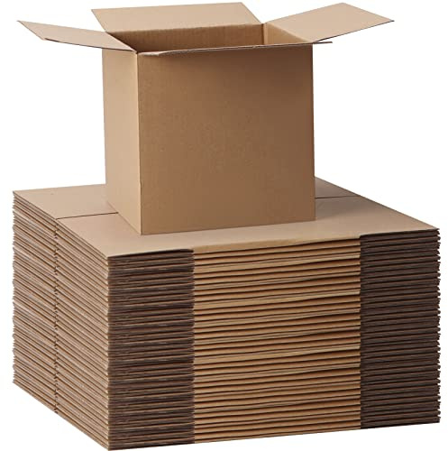 CRUGLA 40-pack fraktlådor 6 x 6 x 6, kartonglådor för småföretag, korrugerad brevlåda bulk för förpackning