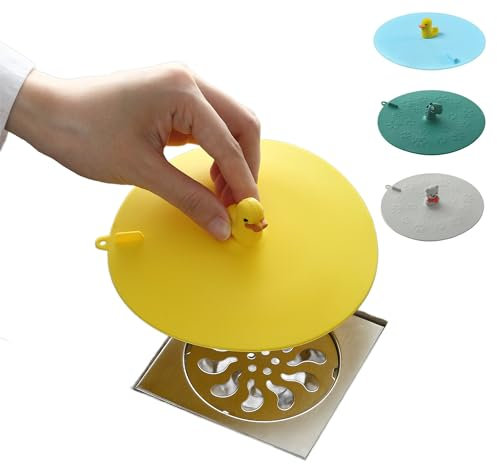 MAOYONG Tappo di scarico per vasca da bagno, grazioso tappo di scarico in silicone per bagno, tappo di scarico per vasca da bagno per pavimento doccia, tappi di scarico per lavello da cucina