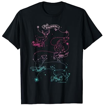 Harry Potter Marauders Map Constellation T-Shirt