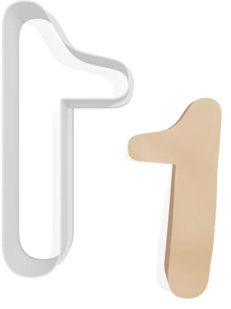 Number 1 Cookie Cutter - 3 Sizes