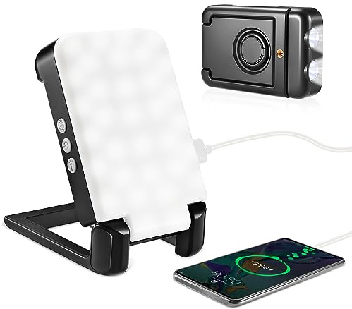 Therlan LED Campinglampe Aufladbar, Tragbare 7 Leuchtmodi 1200LM Superhell Zeltlampe Für Camping Dimmbar, USB 10000mAh Batterie 150+ Std. Akkulaufzeit IP66 Wasserdicht Camping Lampen