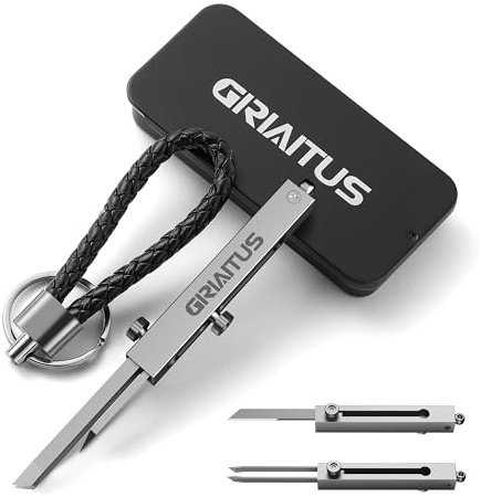 Pinzas EDC Navaja de bolsillo de precisión 2en1 multiherramienta regalos navidad regalo para hombre/mujer original para manualidades, joyería, soldadura, deportes al aire libre(plata)