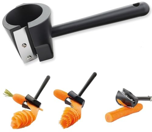 ANBOO Gemüseschneider Spiralizer Gemüseschäler Gemüseschneider Karottenschneider Spiralschneider Karotte Spiral Slicer Karotte Gemüse Spiralschneider Gemüse Obst (1)