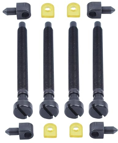 Hippotech Kit de tornillos tensores de cadena de repuesto para motosierra Husqvarna 42, 44, 50, 51, 55 Rancher 234 238 242 246 133 444 501537101, 501 54 63 01