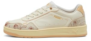 Puma - Court Classy Crafted Flowers, Zapatillas Femenino, Warm White-Almost Apricot,