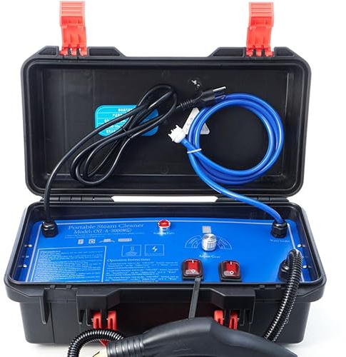Nettoyeur Vapeur Haute Pression Haute Température,3000w nettoyeur vapeur haute température nettoyeur vapeur voiture 3-5 Bar 100-115 °C Pour cuisine,salle bain