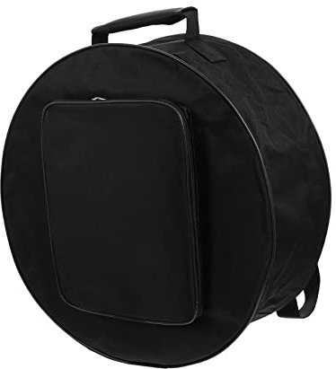 UPKOCH Tragetasche mit Schutzfunktion für Snare Drum aus Oxford Stoff Schwarz Handlich Tragbar und 13/14 Zoll Snare Drums für Outdoor Nutzung
