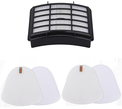 Vacuum Filters Replacement for Shark Navigator Lift-Away Vacuum NV350,NV351,NV352,NV355,NV360,NV370, UV440,UV490,UV540, CU512,CU510, CU512, CU500, CU520 - Replacement XFF350 XHF350