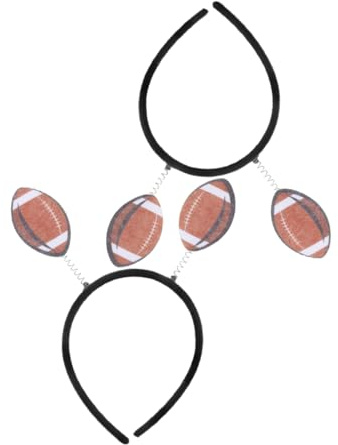 UPKOCH Fascia Per Sportiva Alla Moda Confezione Da 2 Fascia Per Decorativa Da Football Americano Per Feste Eventi Sportivi E Partite Di Cheerleading