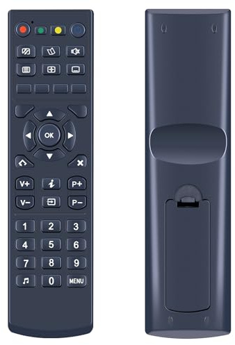 GOUYESHO Nuovo telecomando di ricambio per ricevitore TNTSAT TV Box modello DS81-91 86 87 per ricevitore DTT Multicolor