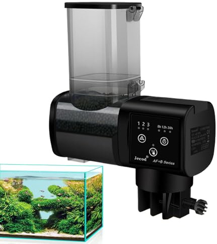 Aquarium Futterautomat, Intelligenter Fischfutterautomat 500ml, Großvolumiger Futterspender Für Urlaub, Alltagsnutzung, Reisen & Teichliebhaber - Für Anfänger Und Hobbyisten