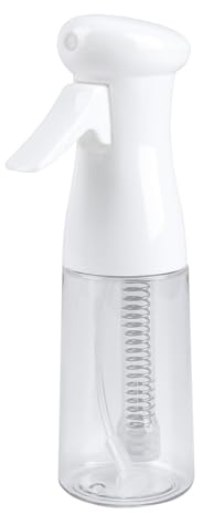 BellaHälsa 200 ml ultrafin sprayflaska, droppsäker vattensprejflaska med fin dimma – perfekt för hår, växter och rengöring – transparent sprayflaska för frisör, salong