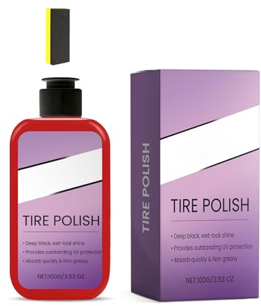 Oxxggkao Car Tire Shines Coating Tyre Gloss Rubber Wheel Restorer Agent Cleaner Polishing Brightener Car Detailing Car Wheel Cleaner