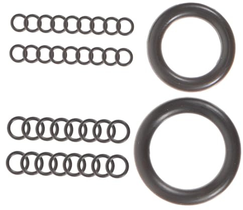 DIYEAH Kit de 40 Anillos de Sello de Goma para Hidrolimpiadoras de Alta Presión, 1/4 y 3/8 Pulgadas, Accesorios de Lavadora Móvil Conexión Rápida y Sellado Antifugas para Mantenimiento