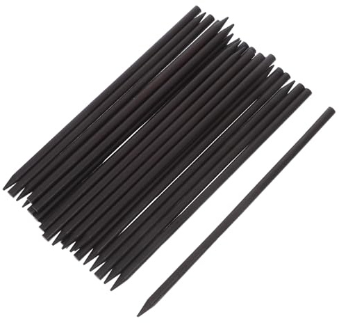 LOLIPPYY 25 pièces Lot de Épingles Cheveux Bois Baguettes Fines Style Crayon Accessoires Coiffure pour Filles Simples et Délicates pour Cheveux Moyens à Épais