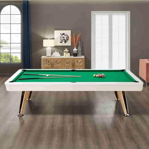 Mesa De Billar 2 En 1 De Madera Maciza, Mesa De Billar Y Comedor Convertible De 2,13 M (7 Pies) - For Bola 8 Negra(A2)