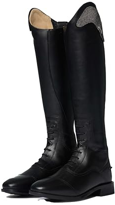 LeMieux Junior Interchangeable Riding Boot - Childrens Long Leather Horse Riding Boot - Regular Height Calf