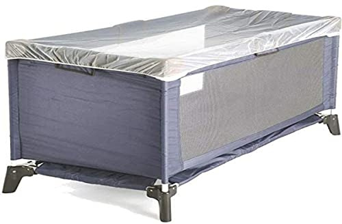 Thermobaby 1302 - Mosquitera para cochecito y cuña de viaje, transparente