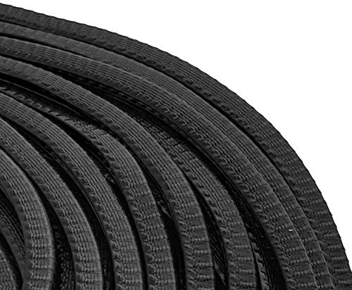 KS0-1S Kantenschutzprofil von SMI-Kantenschutzprofi - PVC Gummi Klemmprofil Kantenschutz - Schwarz - einfache Montage, selbstklemmend ohne Kleber Klemmbereich 0-1 mm (5 m)
