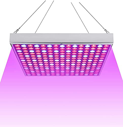 AufuN 45W LED Pflanzenlicht vollspektrum Grow Pflanzenlampe 225 LEDs Rot & Blau LED Pflanzen Wachstumslampe Innengarten Pflanze Wachsen Licht Hängeleuchte, 310 * 310 * 35mm (45W)