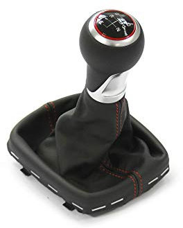 Audi 8X0863278KDWJ Schalthebelknopf Leder Schaltknauf Schalthebel 6-Gang Schaltgetriebe
