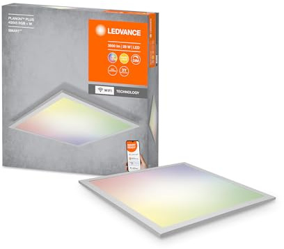 Ledvance Smarte LED Panel Leuchte, Wi-Fi, Weiß, 1 Stück (1er Pack)
