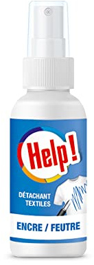 Help Détachant Textile Spécial Encre, Stylo et Feutres 50 ml - Formule unique