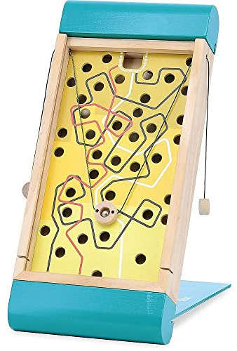 L'Habilrinthe Lernspiel aus Holz für Kinder Spielzeug Robustes Spielzeug | Bunte Teile zum Zusammensetzen -fördert Logik und Feinmotorik -mitwachsendes und spielerisches Spiel -originelle Idee