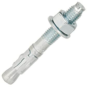 Isolbau Bolzenanker - Schwerlastanker aus verzinktem Stahl mit ETA Zulassung, Option 7 - M12 x 90 mm, fixierbare Dicke: 8 mm - 50 Stück