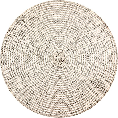 VINILIKO Design | Alfombra Vinílica Redonda Bangkok 1 [Diam] 200 cm - Antideslizante, Impermeable, Lavable - Varios Tamaños - Alfombra Vinilo Salón, Cocina