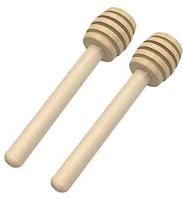 ABOOFAN Lot de 50 Bâtonnets À Miel en Bois pour Mélanger Le Miel Et Le Sirop pour Pot De Miel